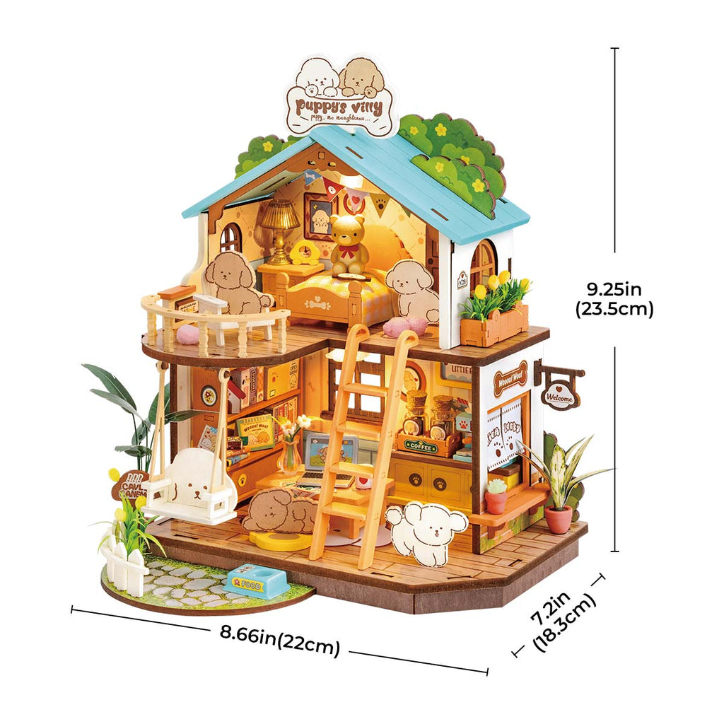 Rolife DIY Miniature House - Puppy's Cozy Villa DG169