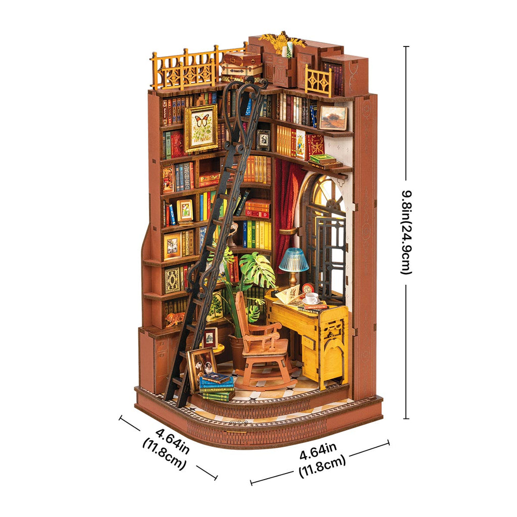 Rolife DIY Book Nook Kit - Silent Corner Study TGE02