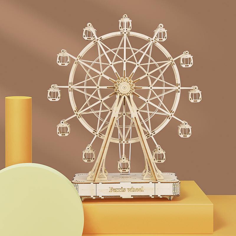 Rolife Modern Music Box - Gaint 3D Wooden Puzzle - Ferris Wheel TGN01