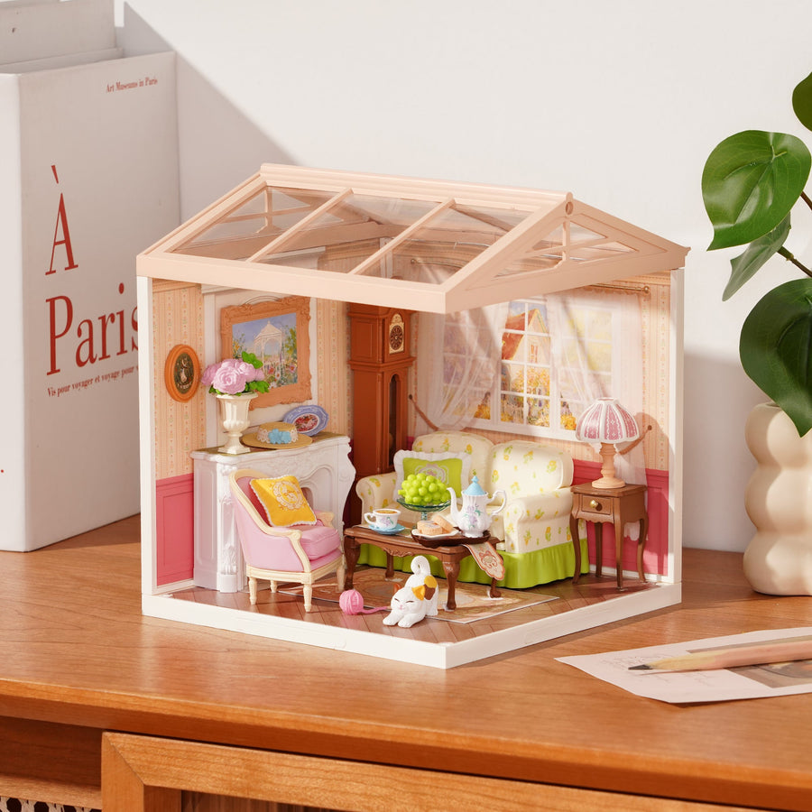 Rolife Holiday Tea Time Super Creator Miniature House DW023